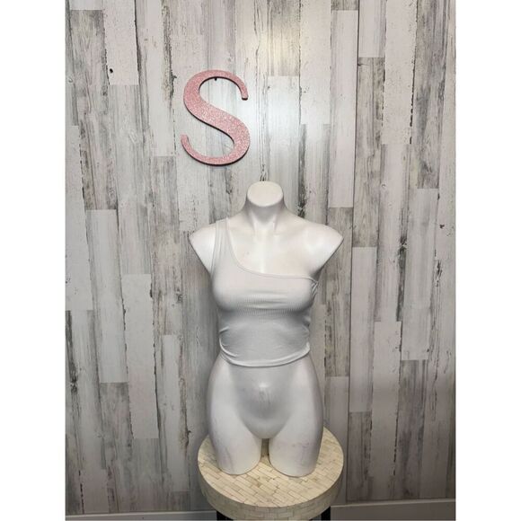 Garage White crop top size small - Picture 1 of 6
